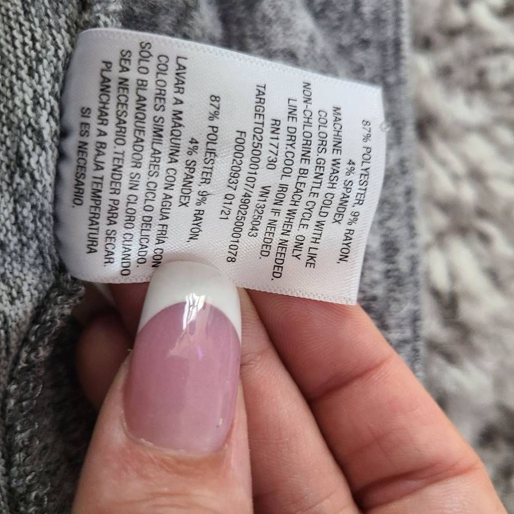 Simple soft grey leggings - Picture 4 of 4